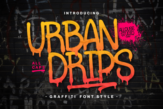 Urbandrips Font